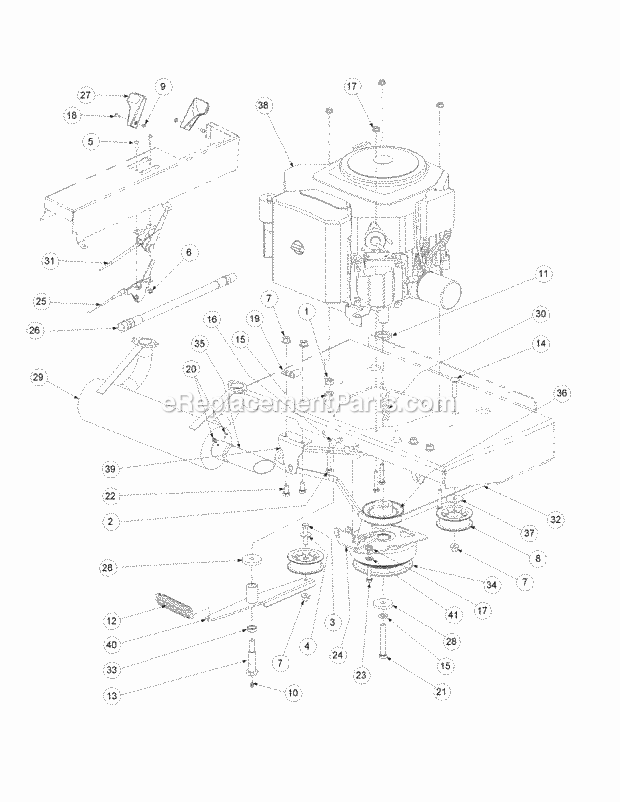 Kohler Engine Assembly (2005 & Before) Diagram and Parts List for M50-KHS 53BB5BBP750 Cub Cadet Sprayer